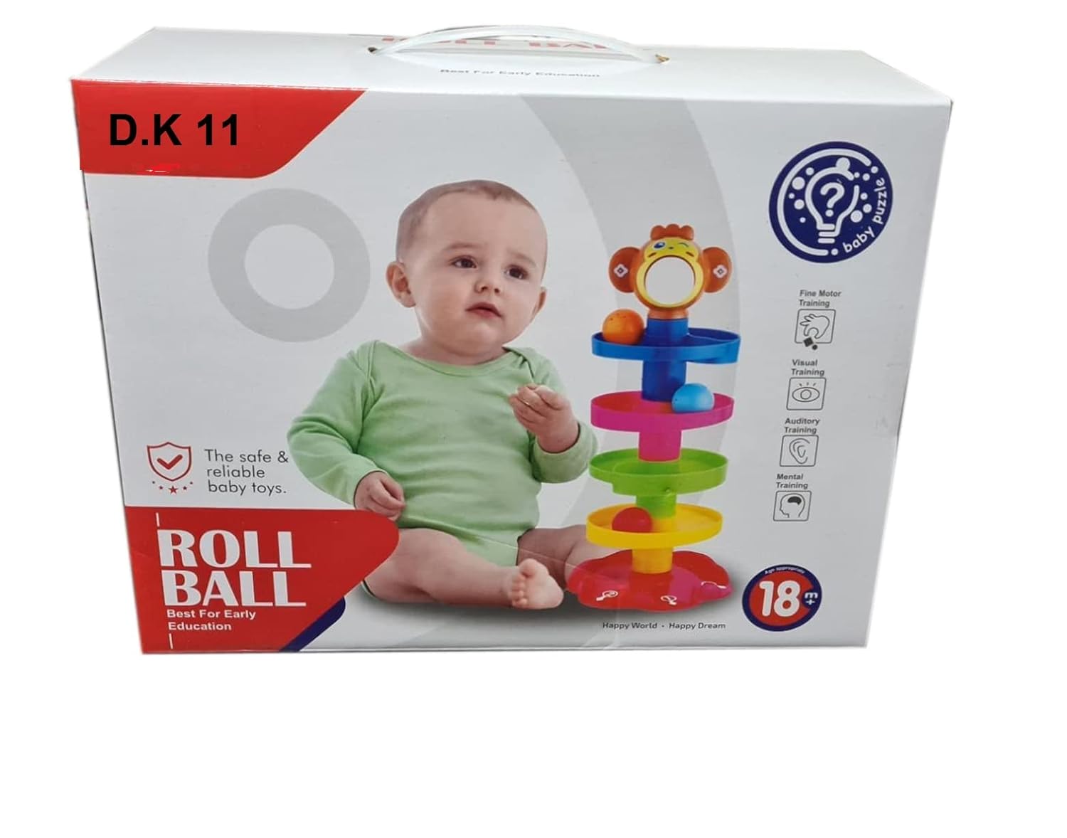 Huanger Roll Ball Educational Toy for Kids - Toynix