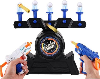 Floating Ball Target Shooting Soft Bullet Gun Toy For 2 Players - Toynix