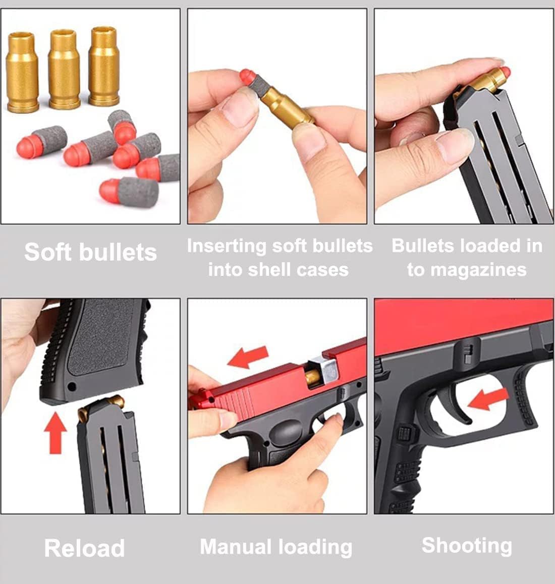 Glock Soft Bullet Gun Toynix