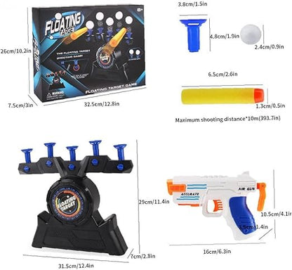 Floating Ball Target Shooting Soft Bullet Gun Toy For 2 Players - Toynix
