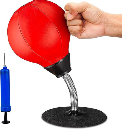 Mini Punching Bag with Stand - Stress Buster for Kids and Adults Toynix