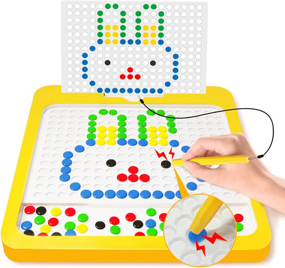 Magnetic Drawing Board Beads Dot Pattern Toy Toynix