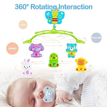 Baby Bed Bell With Music - Toynix