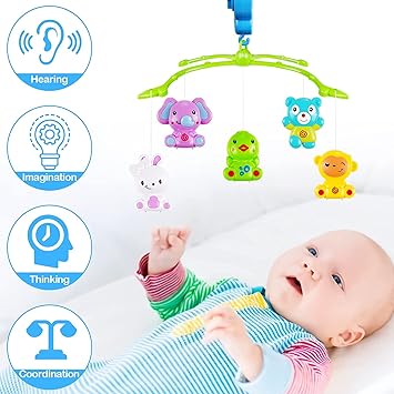 Baby Bed Bell With Music - Toynix