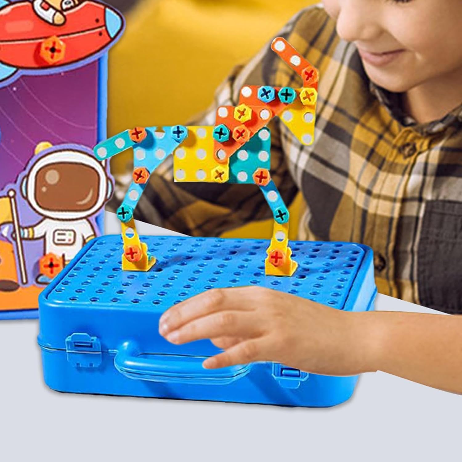 Creative 3D Drill Screw Space Simulation Screw Tool Box - Toynix