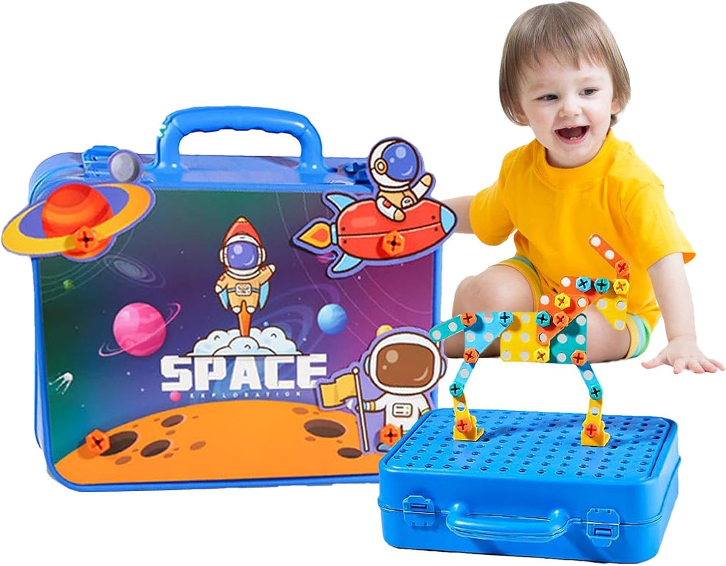 Creative 3D Drill Screw Space Simulation Screw Tool Box - Toynix
