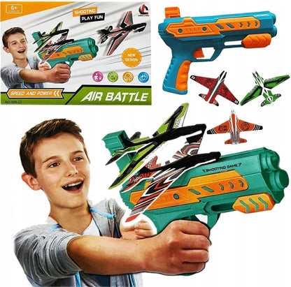 Air Battle 3 In 1-Flying Launcher Toynix