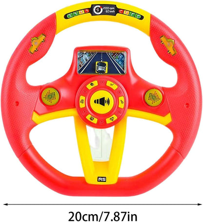 Simulated Steering Wheel Pretend Play Driving Toy - Toynix