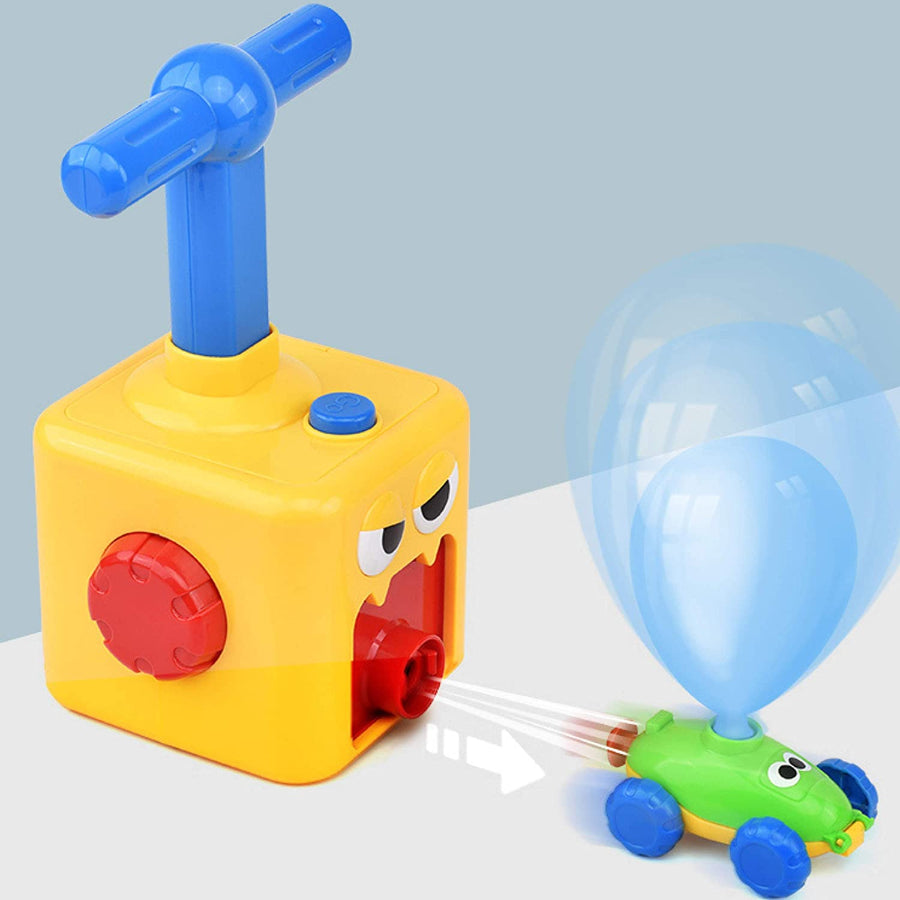 Balloon Powered Pumping Car Toy Set for Toddlers Toynix