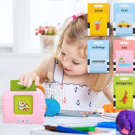 Education English Flash Cards Learning Machine With Sound For Kids - Toynix