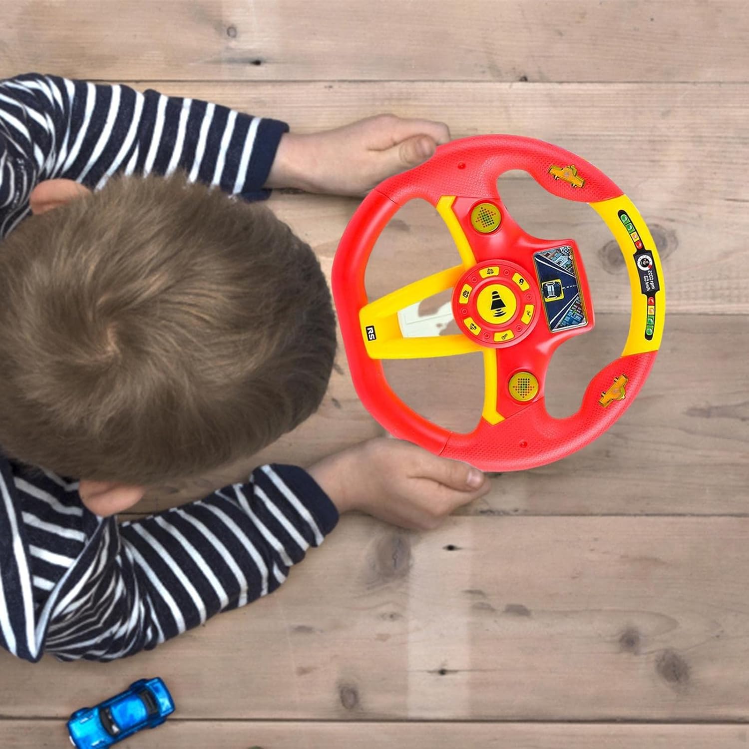 Simulated Steering Wheel Pretend Play Driving Toy - Toynix