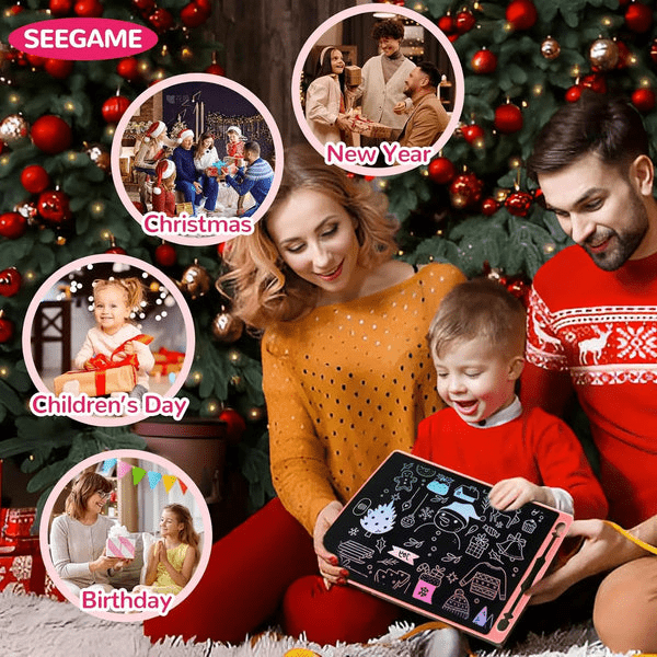 4.5 Inch LCD Multicolor Screen Writing Tablet Erasable Writing Board - Toynix