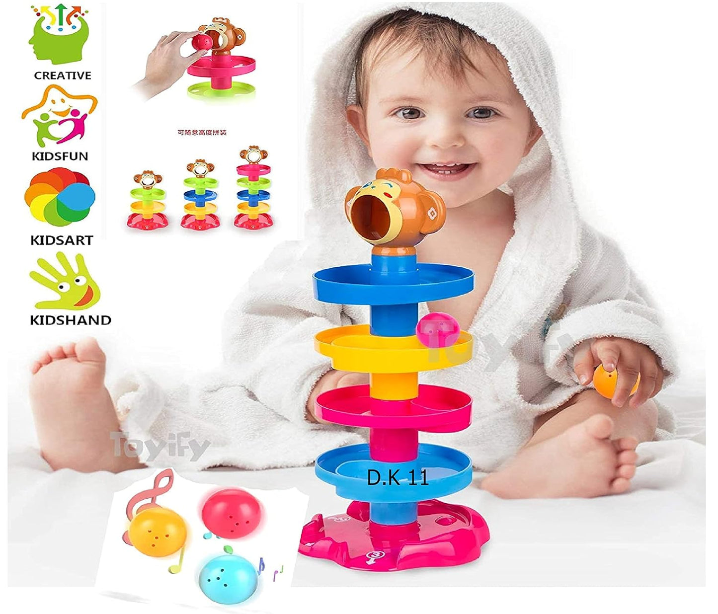 Huanger Roll Ball Educational Toy for Kids - Toynix