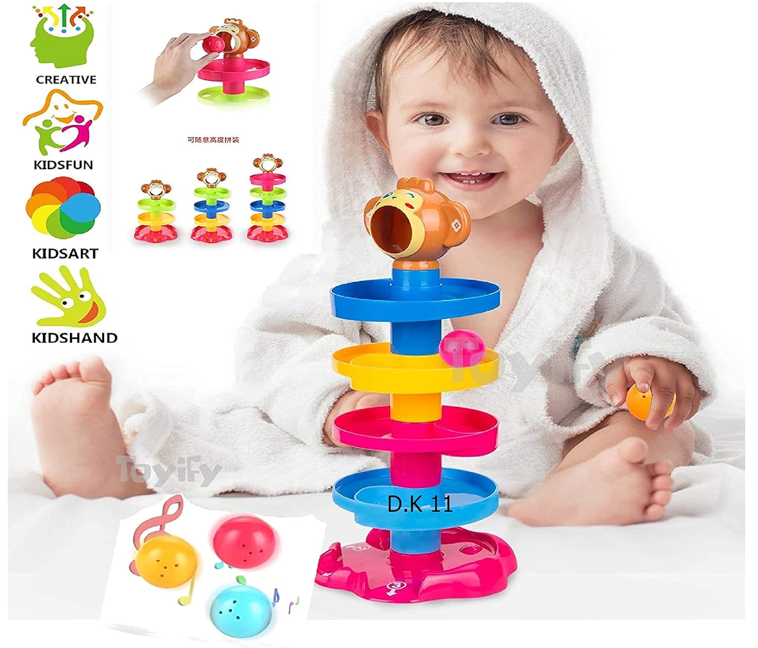 Huanger Roll Ball Educational Toy for Kids - Toynix