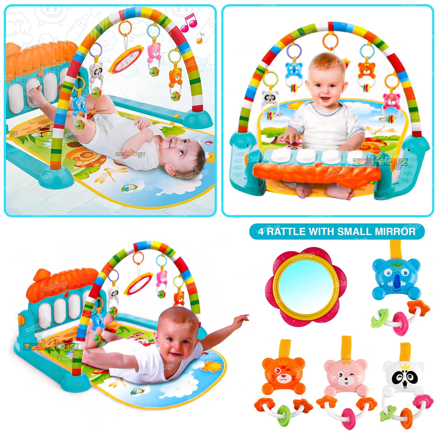 Baby Piano Play Gym Mat - Toynix