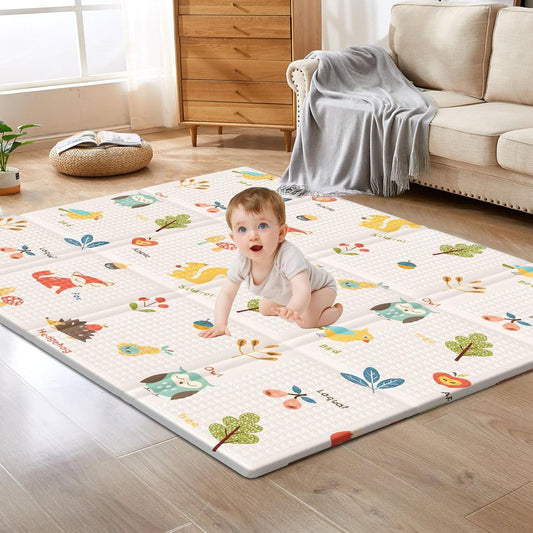 Large Reversible Baby Crawling Foam Play Mat - Toynix