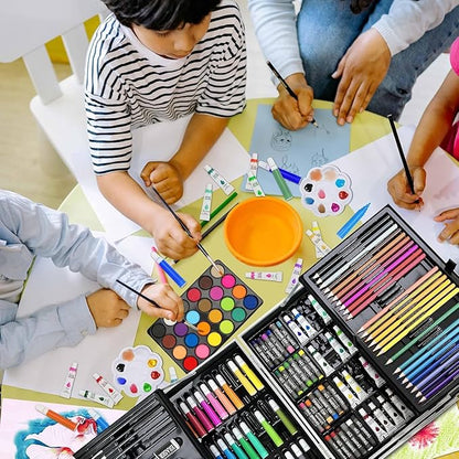 Coloring Drawing Painting Kit for Kids 145 Pcs - Toynix