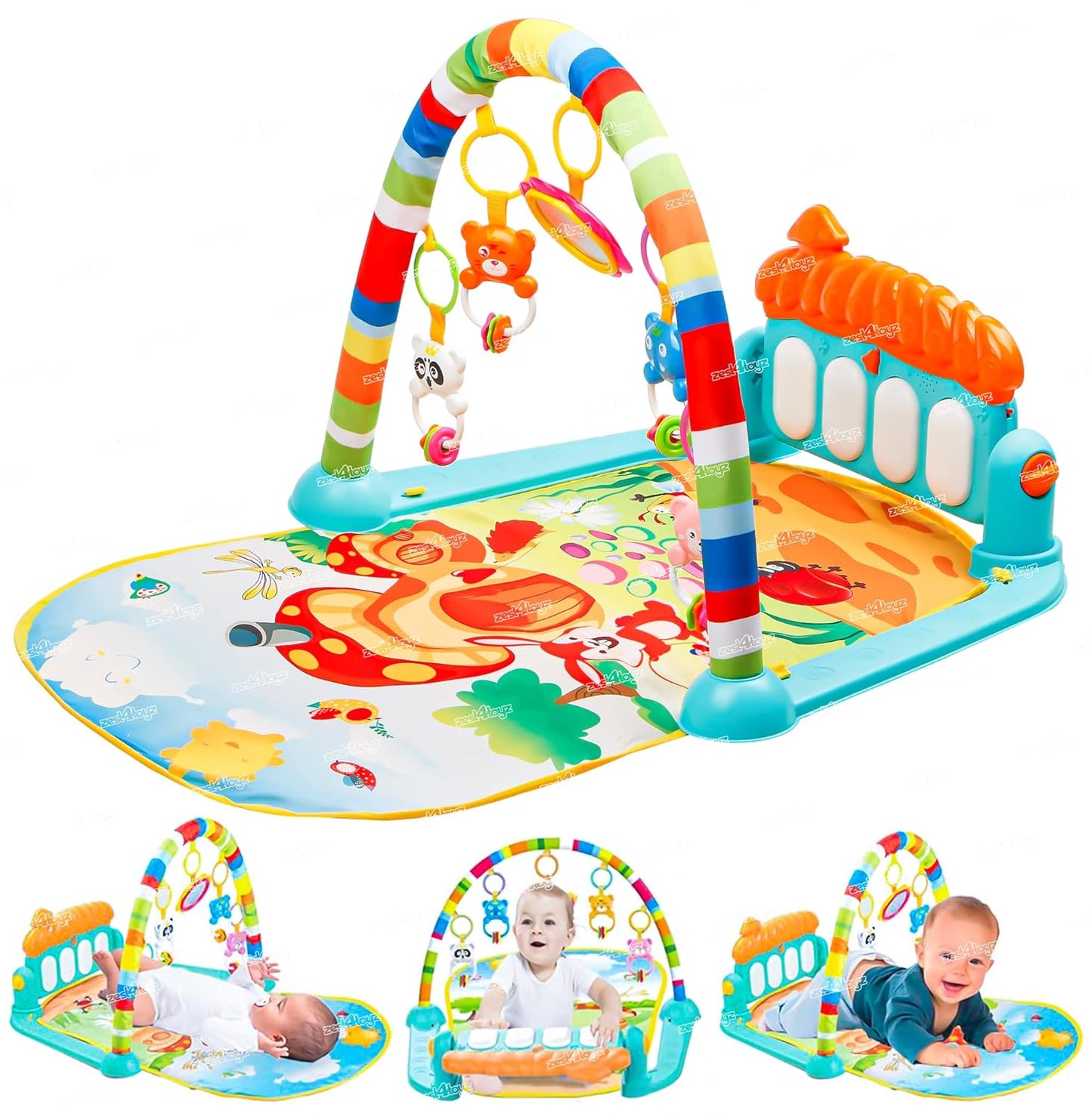 Baby Piano Play Gym Mat - Toynix