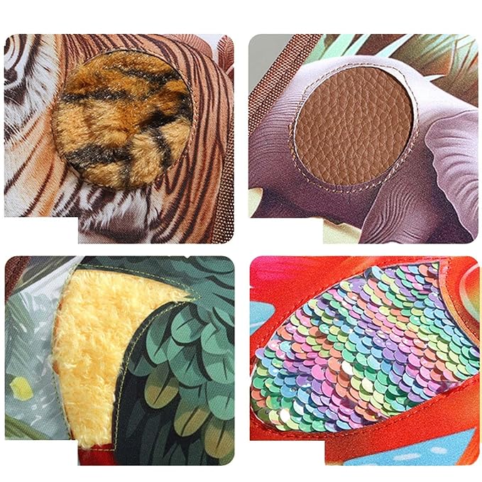 Animal Tactile Book For kids