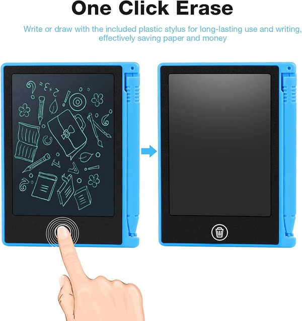 4.5 Inch LCD Multicolor Screen Writing Tablet Erasable Writing Board - Toynix