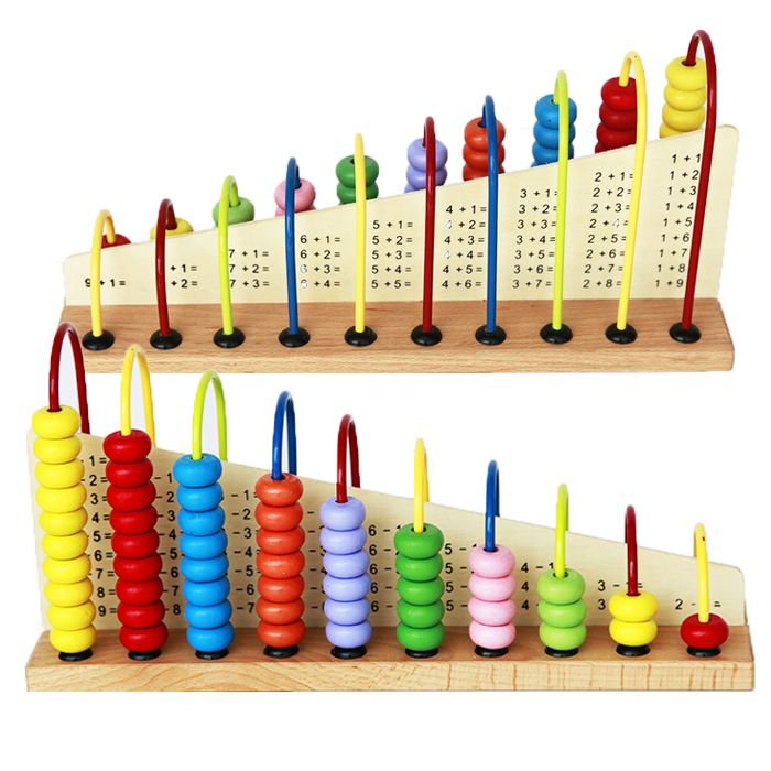 Wooden Calculation Shelf Abacus Toy For Kids