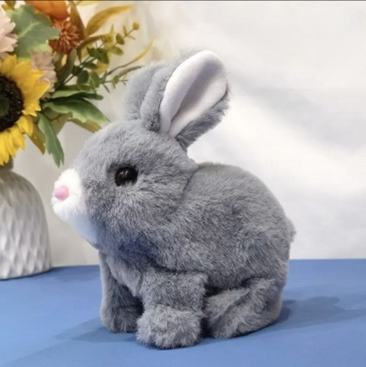 Plush Rabbit Toy with Sound and Motion for Kids (Random Colors) - Toynix