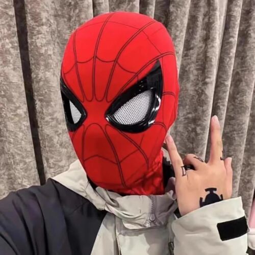 Realistic Spiderman Mask With Moving Eyes - Toynix