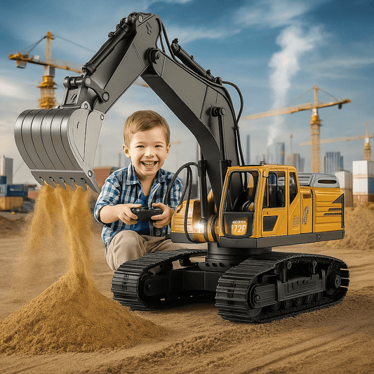 Remote Control Excavator Toy For KIds - Toynix