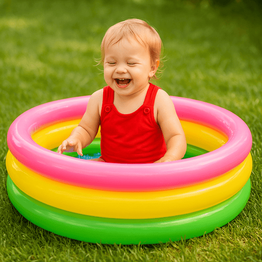 Rainbow Swimming Pool For Kids - 5 FT - Toynix