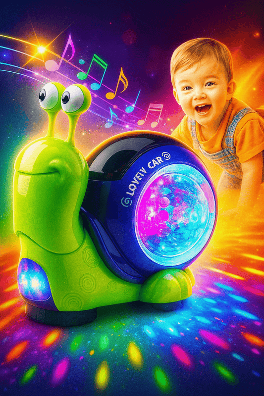 Interactive Musical Crawling Snail Toy For kids - Toynix