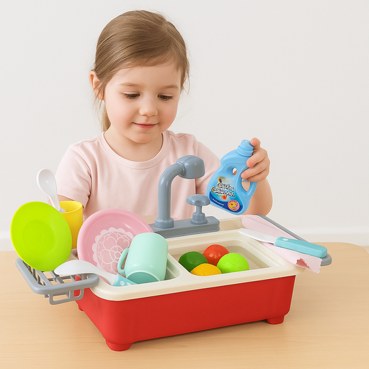 Kitchen Dishwasher Sink Playset For Kids