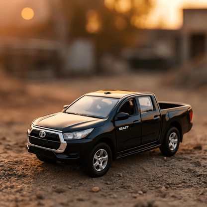 Pull - Back Metal Diecast 4x4 Revo Hilux For Kids - Toynix