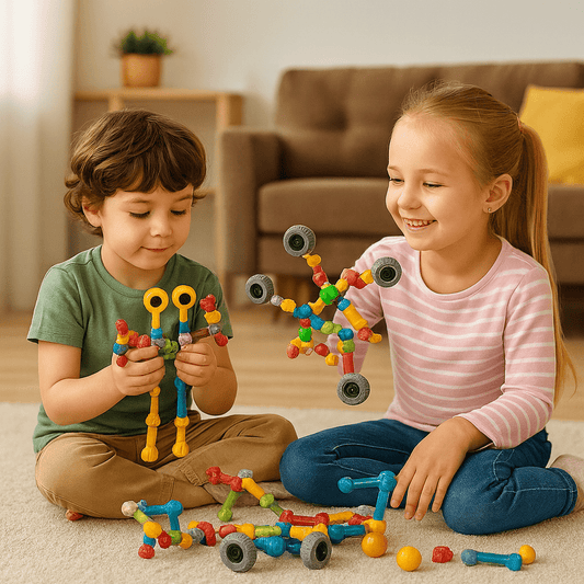 Skeleton Joint Rod Bar Blocks 34 Pcs - Toynix