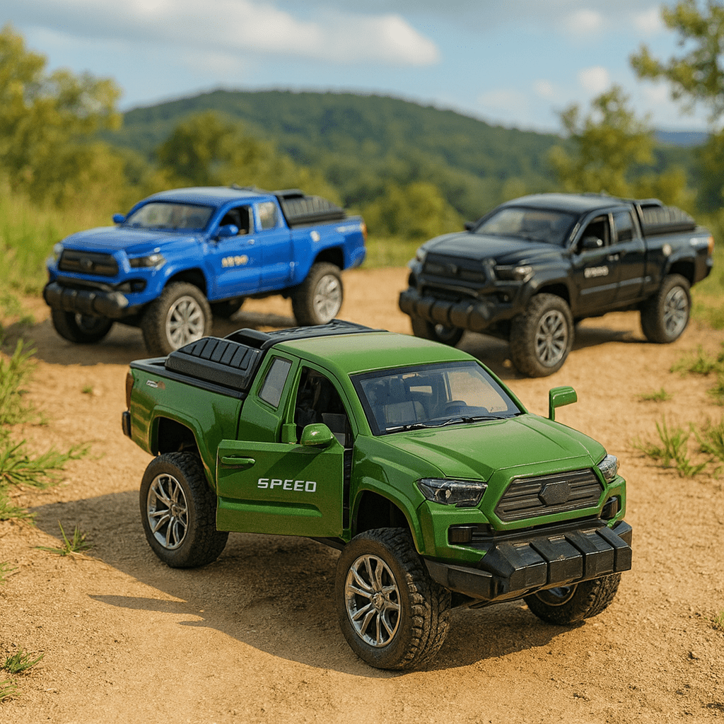 Pull - Back Metal Diecast 4x4 Revo Hilux For Kids - Toynix