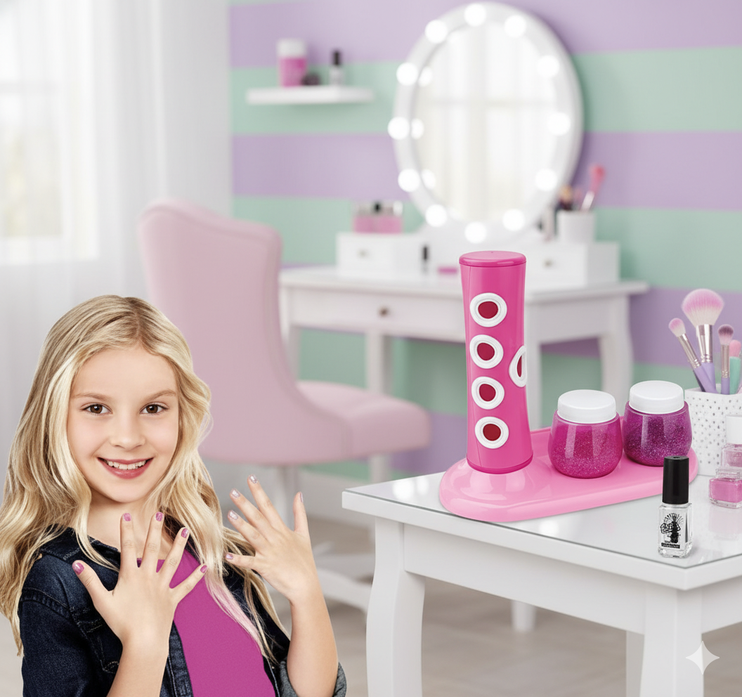 Shaky Shake Nail Kit – Fun Manicure & Pedicure Set for Girls