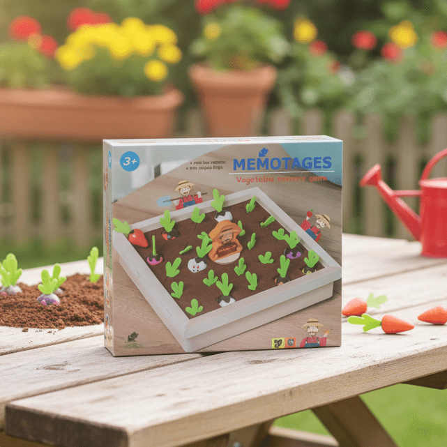 Wooden Carrot Harvest Game - Toynix