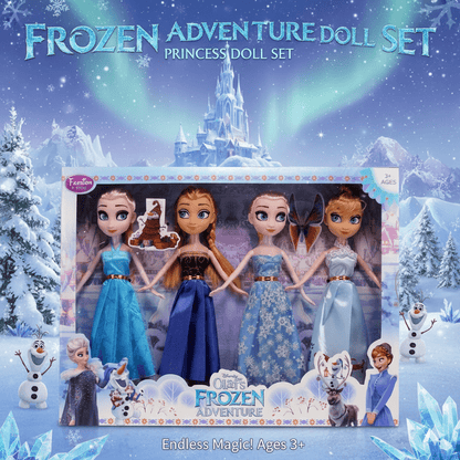 Frozen Dolls - 4 in 1 dolls Elsa Doll Girls Toys Fever Princess - Toynix