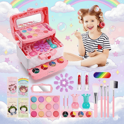 Kids Pretend Makeup Kit - 41 Pcs (1026 - 40) - Toynix