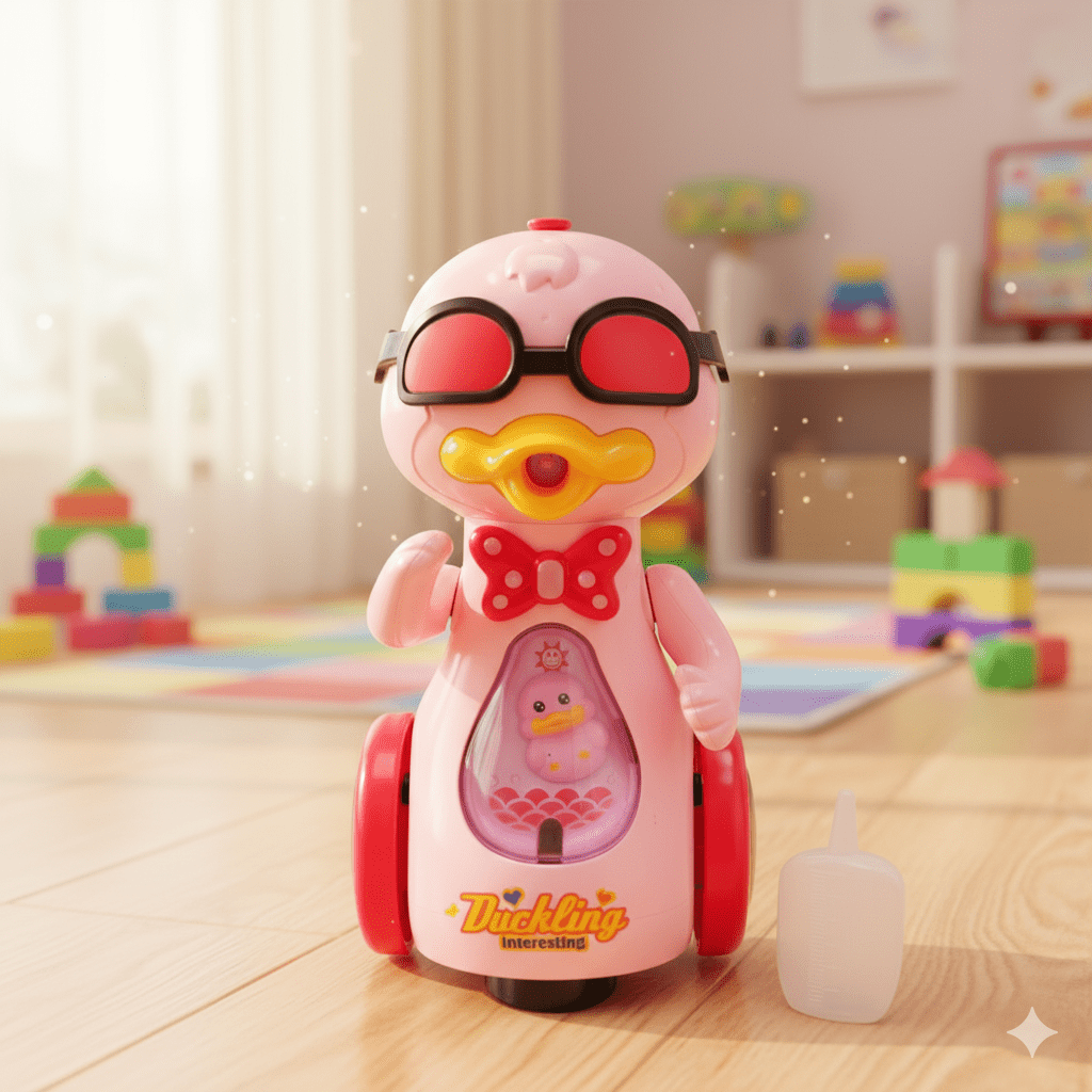 Walking & Singing Duck with Spray - Toynix