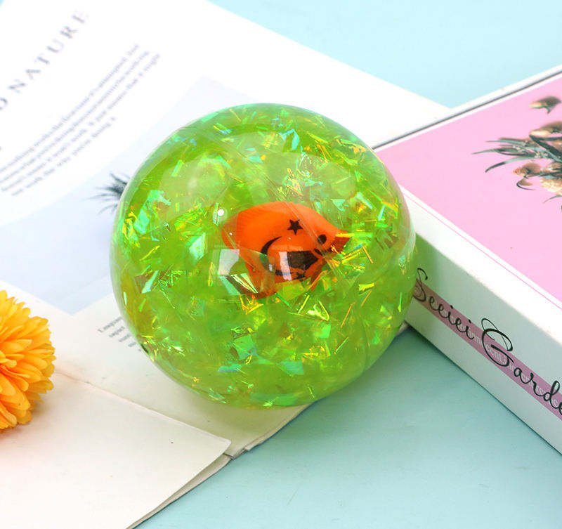 LED Flashing Colorful Rubber Ball For Kids - Toynix