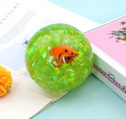 LED Flashing Colorful Rubber Ball For Kids - Toynix