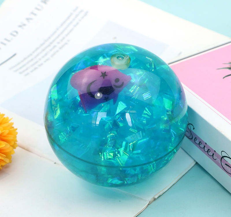 LED Flashing Colorful Rubber Ball For Kids - Toynix