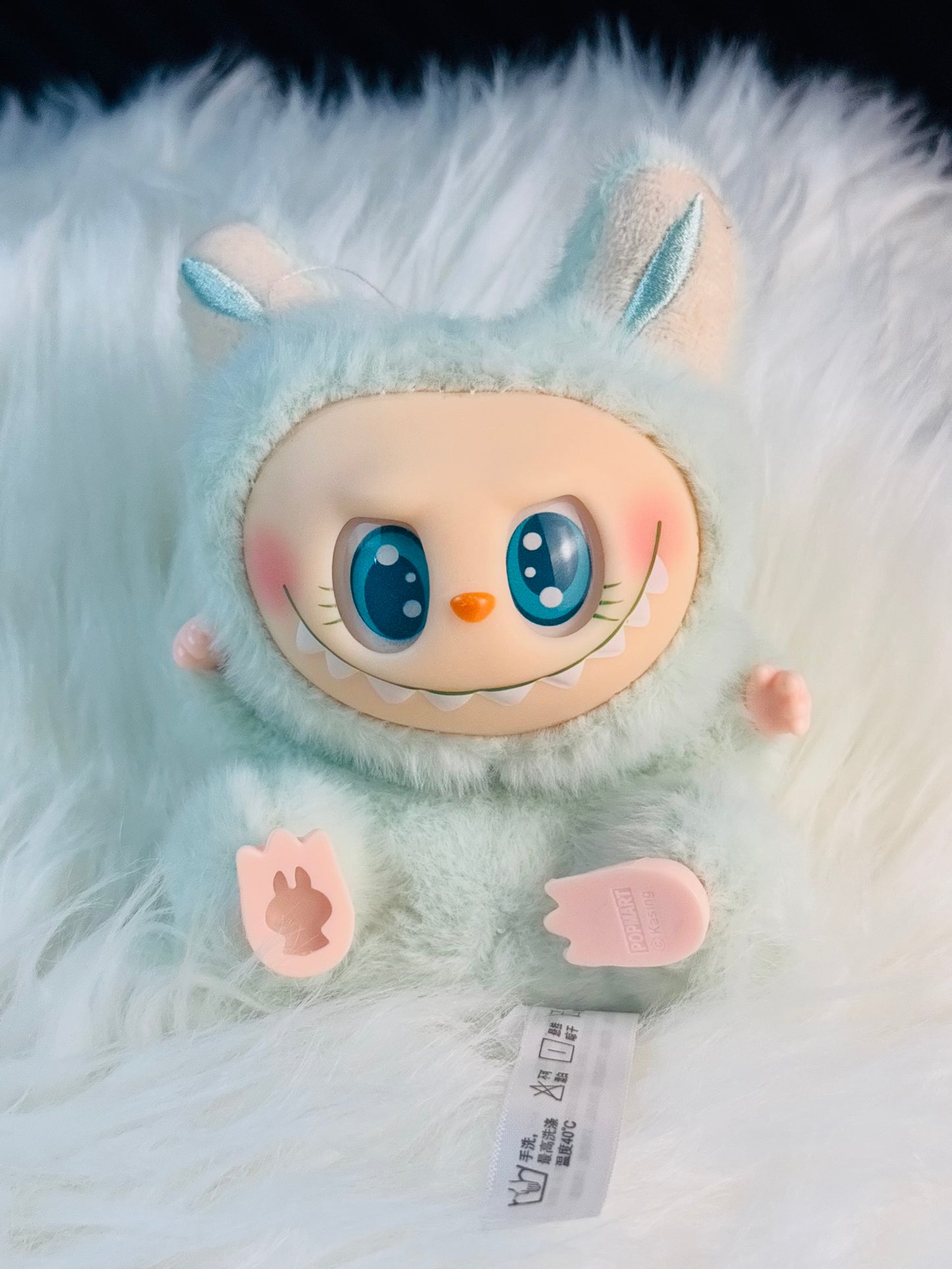 Labubu Have A Seat Monster Plush Keychain - 1 PC (Green) - Toynix