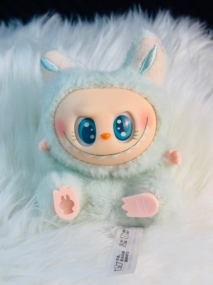 Labubu Have A Seat Monster Plush Keychain - 1 PC (Green) - Toynix