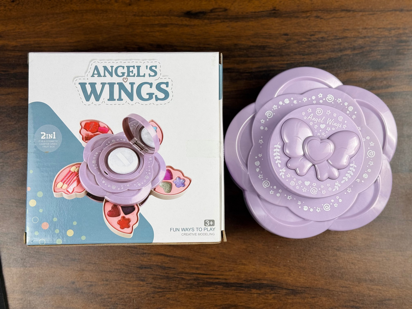 Angel Wings Cosmetics Makeup Toy Set For Kids