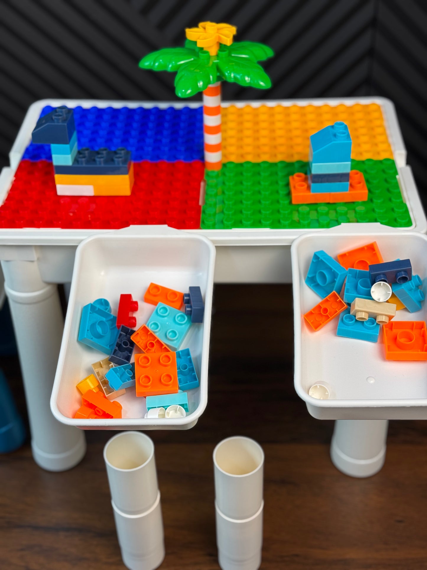 DIY Animal World Table Building Blocks For Kids