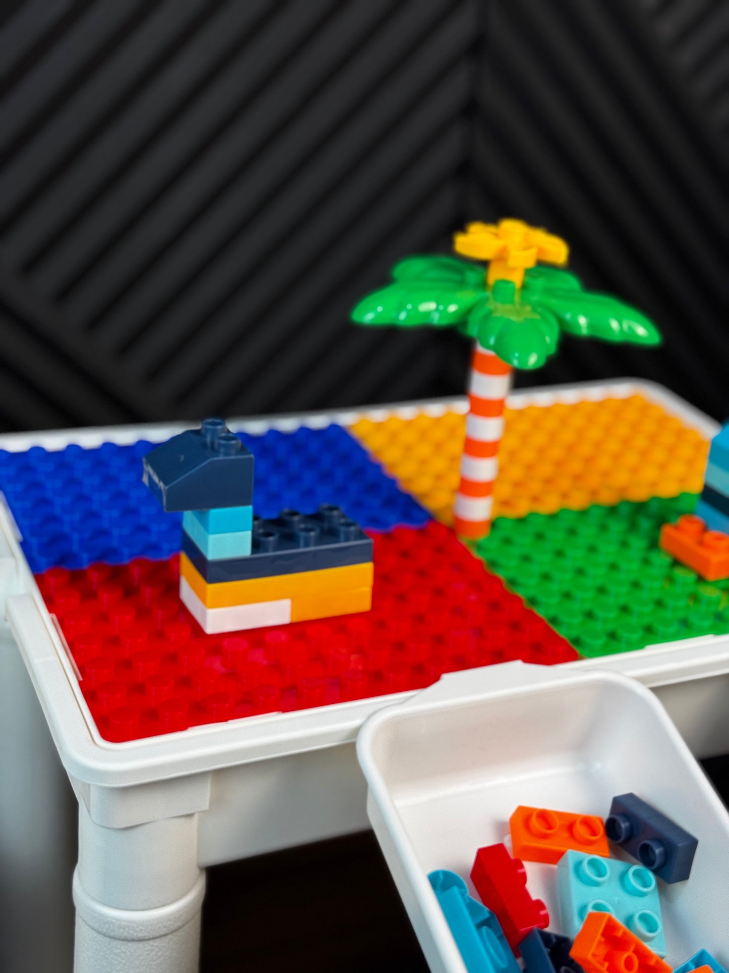 DIY Animal World Table Building Blocks For Kids