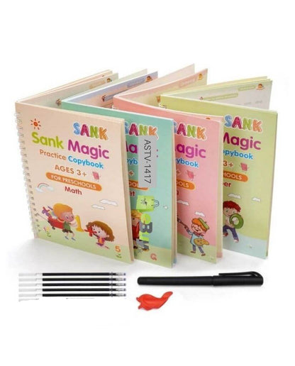 Magic Practice Copybook (Set Of 4) Toynix