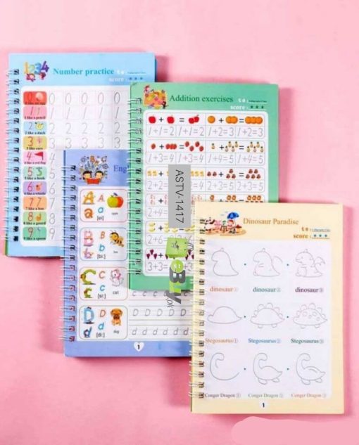 Magic Practice Copybook (Set Of 4) Toynix