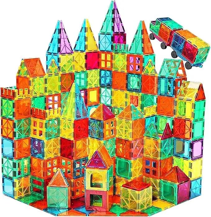 Magnetic Building Tiles for Kids - Toynix